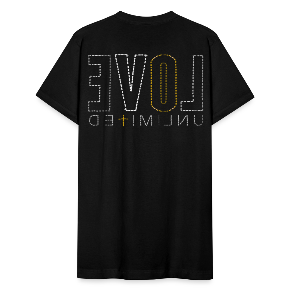 LOVE UNLIMITED | Glittery Majesty - Adult T-Shirt - black