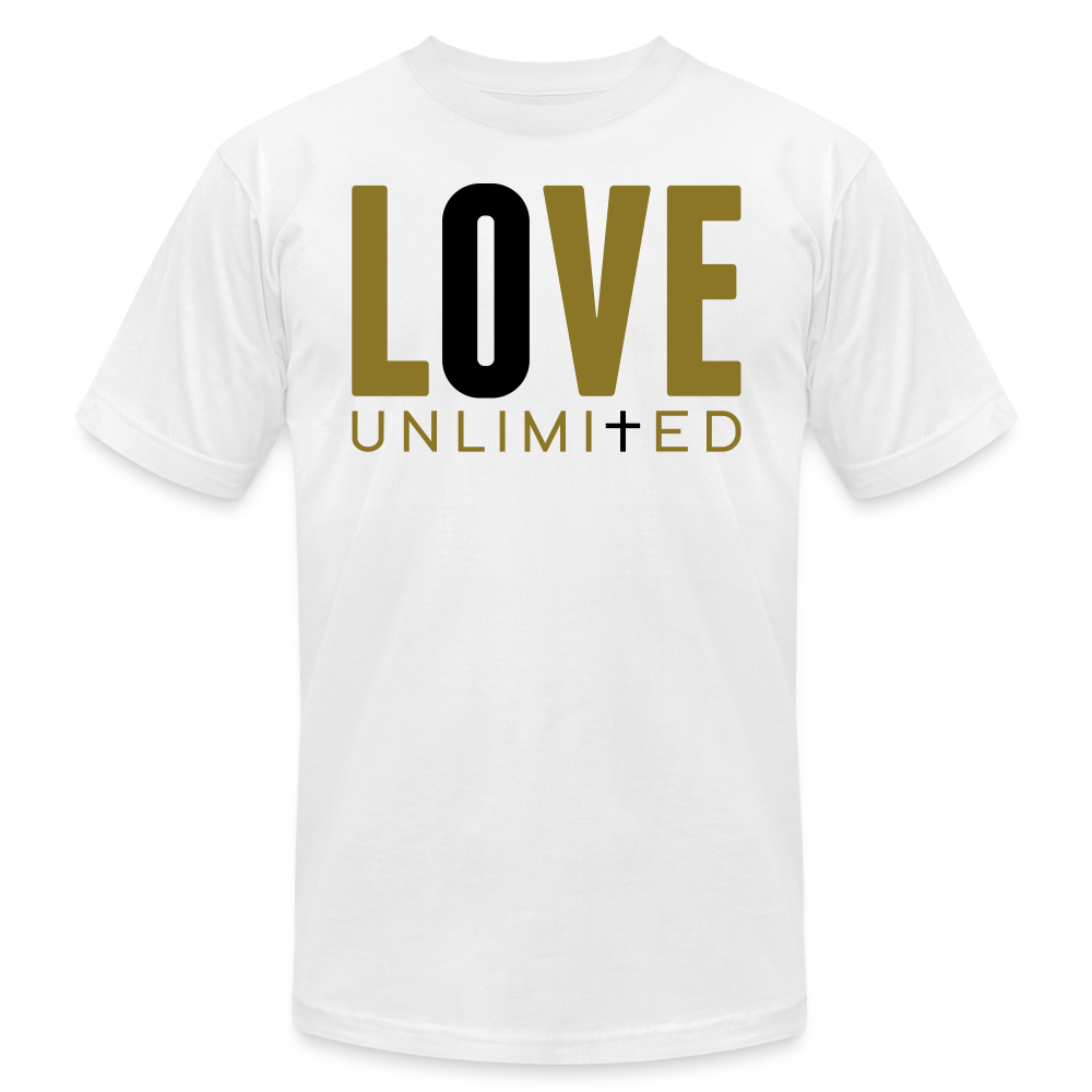 LOVE UNLIMITED | Golden Onyx - Adult T-Shirt - white