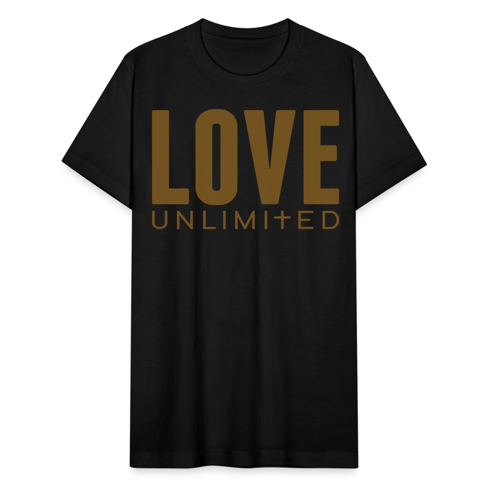LOVE UNLIMITED | Glittery Majesty - Adult T-Shirt - black