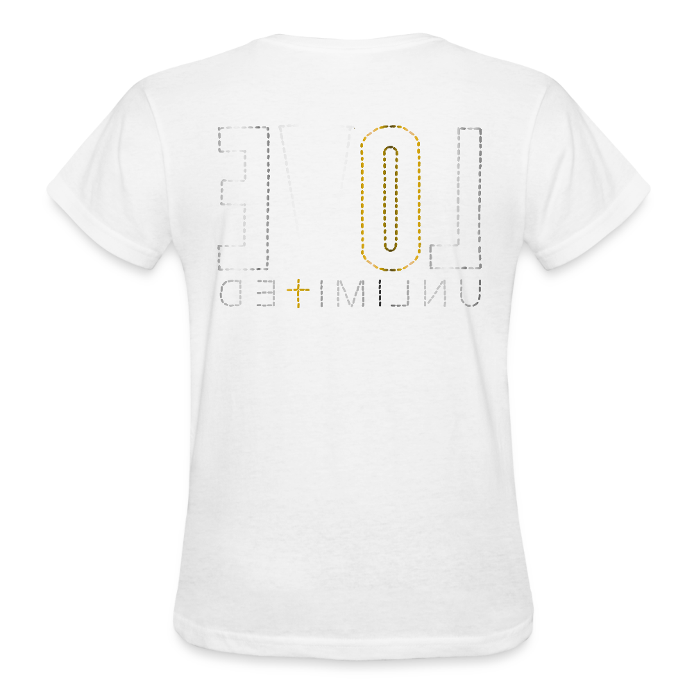 LOVE UNLIMITED | Glittery Majesty - Adult T-Shirt - white