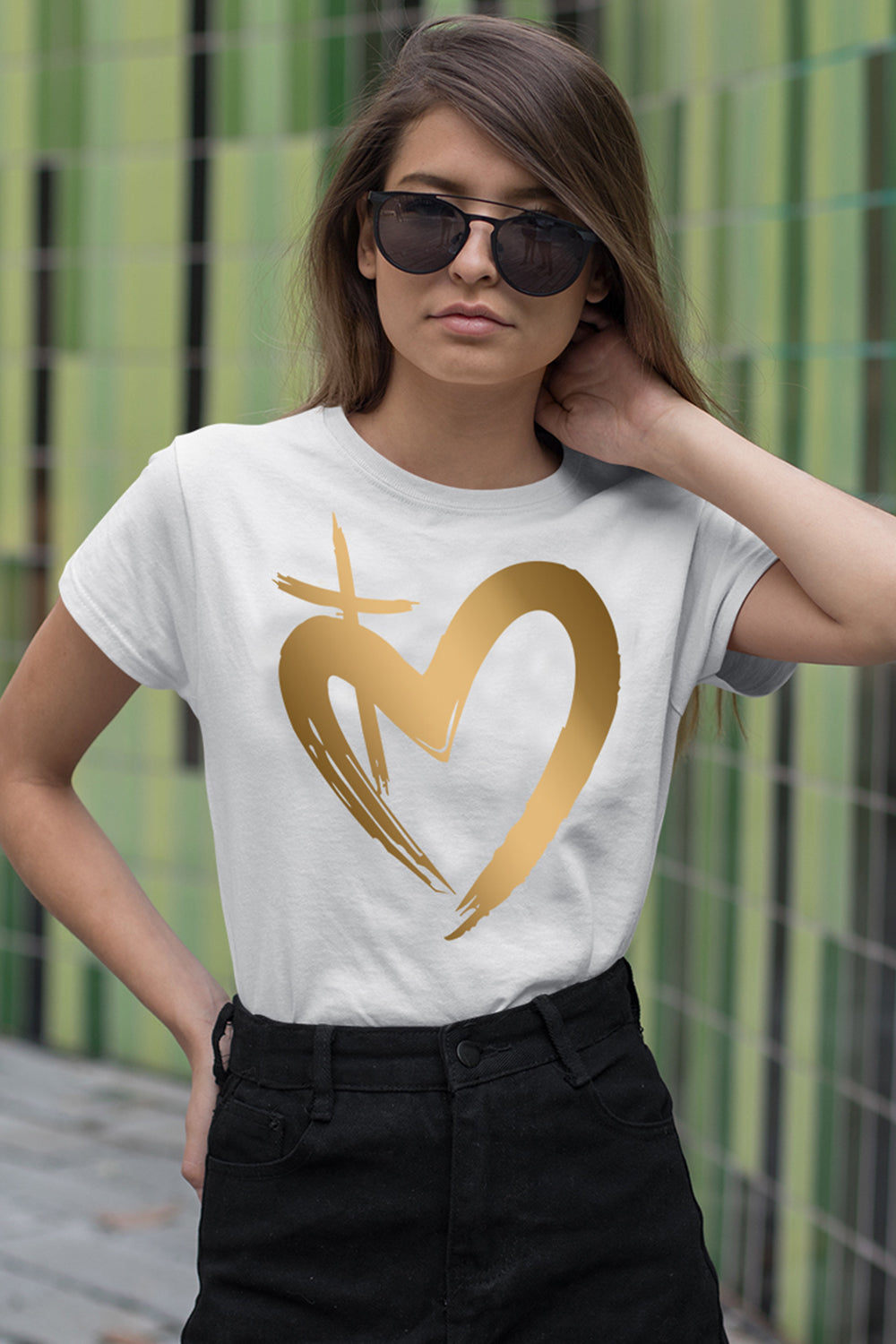 ETERNAL LOVE | Gold Glam - Adult T-Shirt