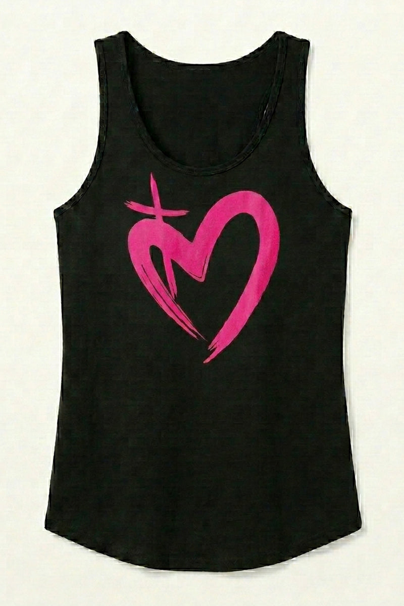 ETERNAL LOVE | Neon Pink Women's Tank Top