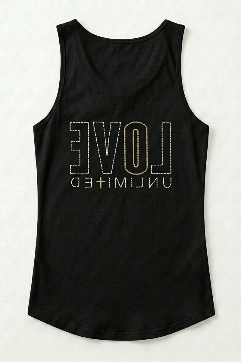 LOVE UNLIMITED | Glittery Majesty - Women's Tank top