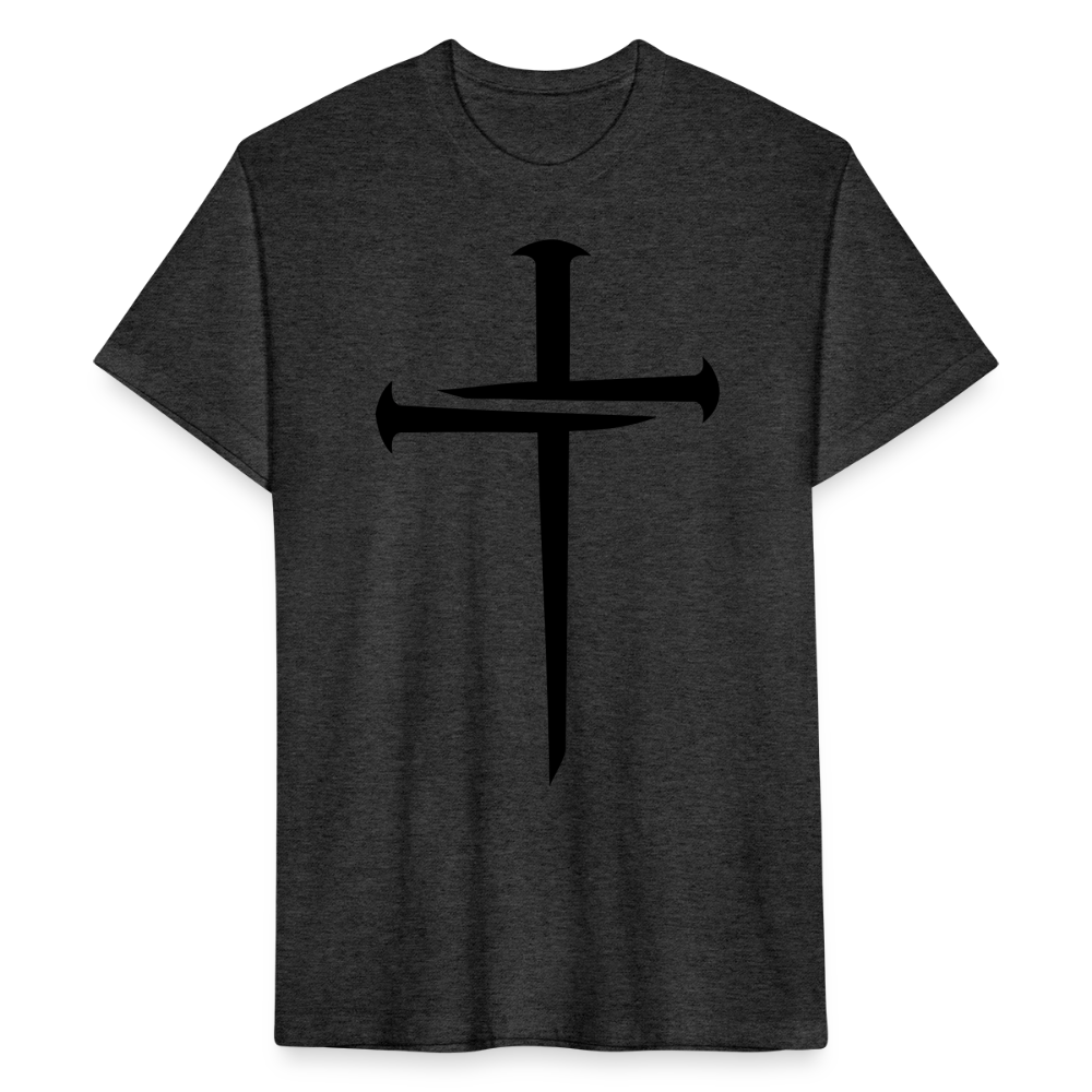 NAILED | Velvet Shadow - Fitted Tee - heather black