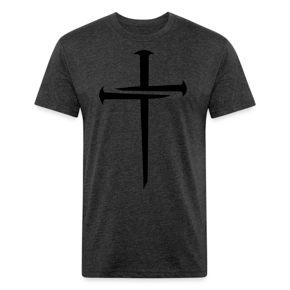 NAILED | Velvet Shadow - Fitted Tee - heather black
