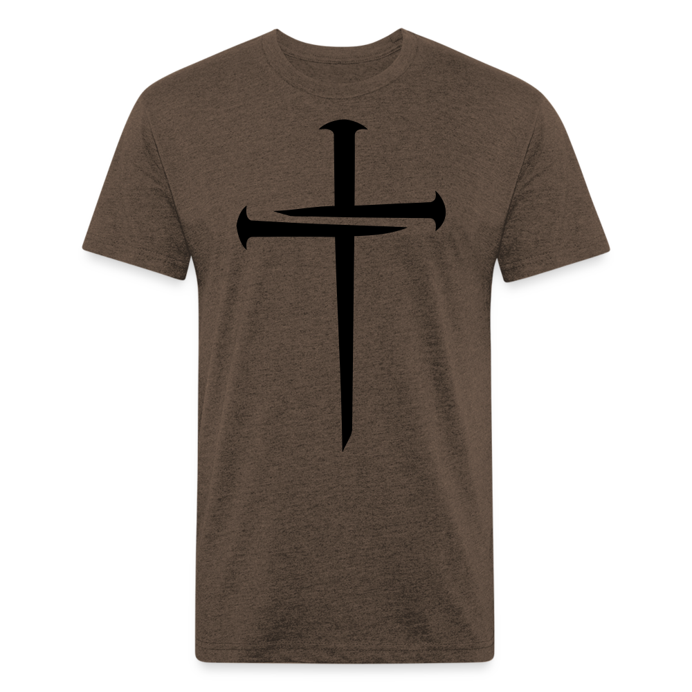 NAILED | Velvet Shadow - Fitted Tee - heather espresso