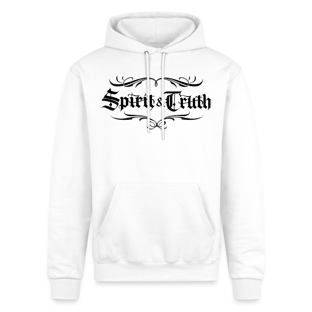 SPIRIT & TRUTH - Velvet Shadow - Adult Hoodie - white