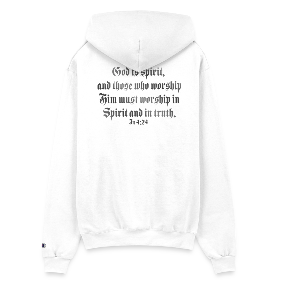 SPIRIT & TRUTH - Velvet Shadow - Adult Hoodie - white