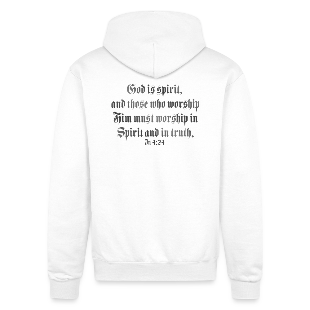 SPIRIT & TRUTH - Velvet Shadow - Adult Hoodie - white
