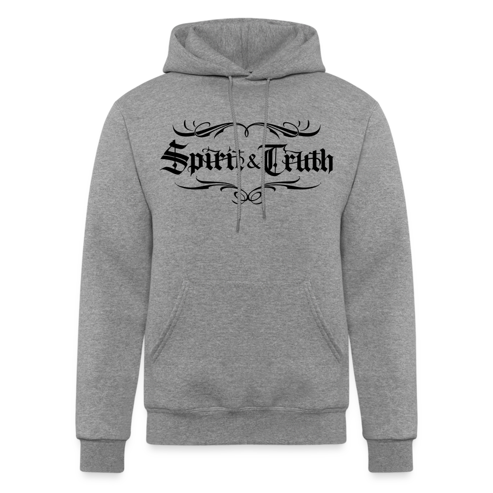 SPIRIT & TRUTH - Velvet Shadow - Adult Hoodie - heather gray