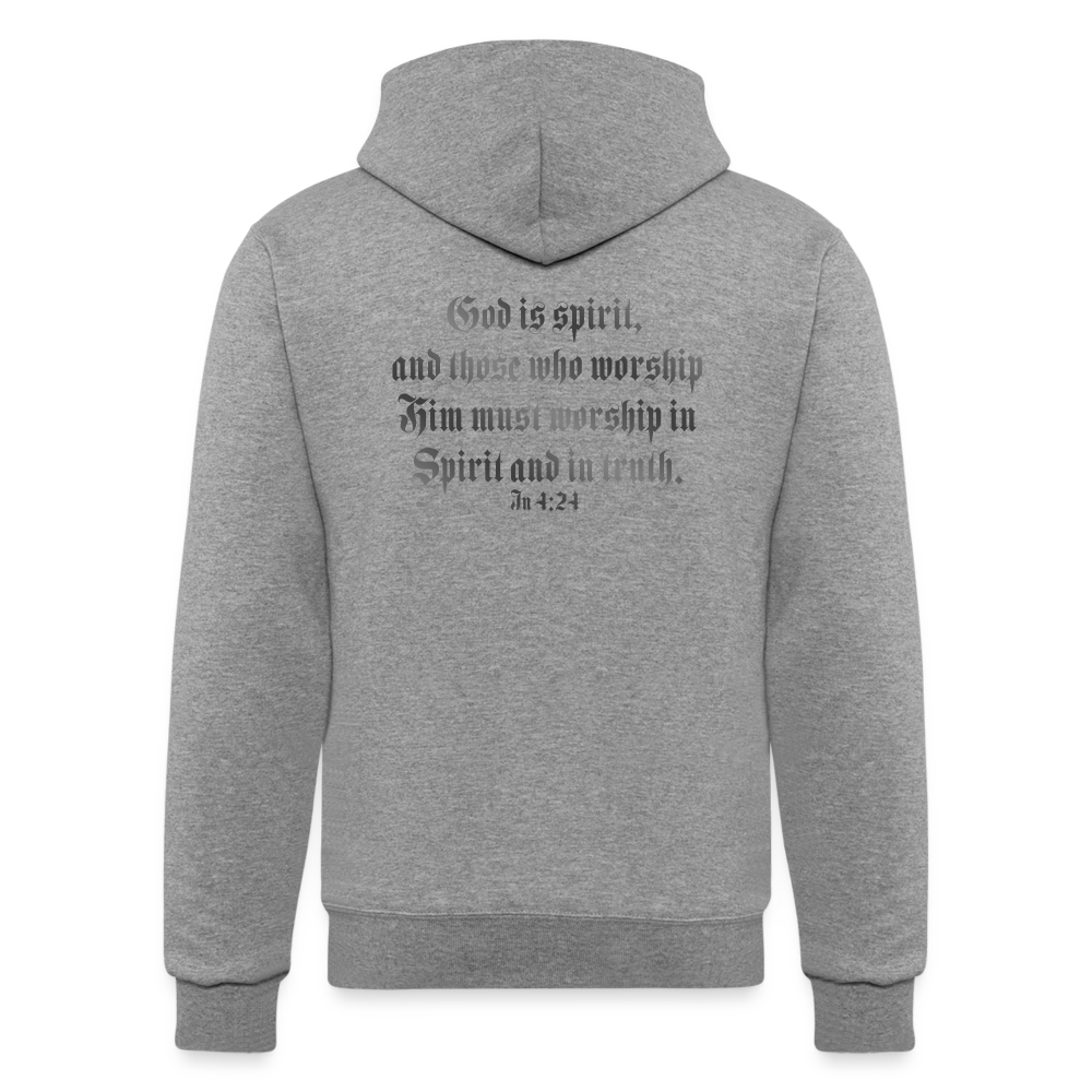 SPIRIT & TRUTH - Velvet Shadow - Adult Hoodie - heather gray