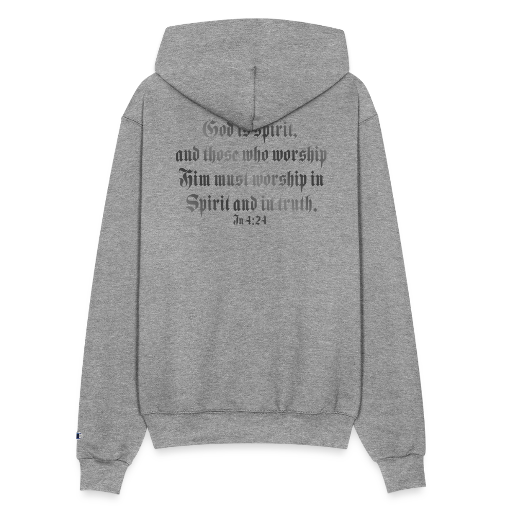 SPIRIT & TRUTH - Velvet Shadow - Adult Hoodie - heather gray