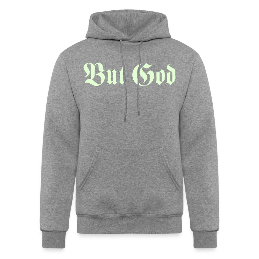 BUT GOD | Glo Stick - Adult Hoodie - heather gray
