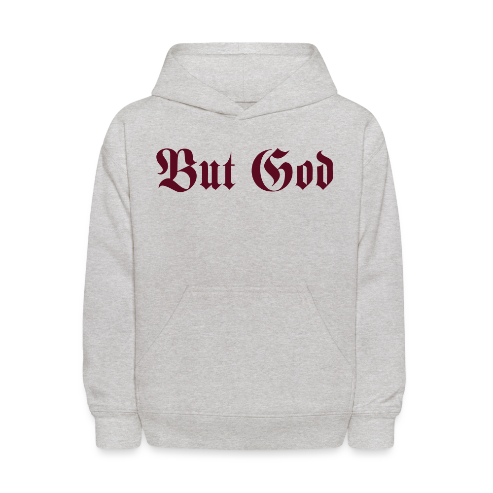 BUT GOD - TAB EDITION | Kids Hoodie - heather gray