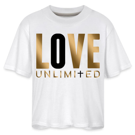 LOVE UNLIMITED | Golden Onyx - Boxy Tee