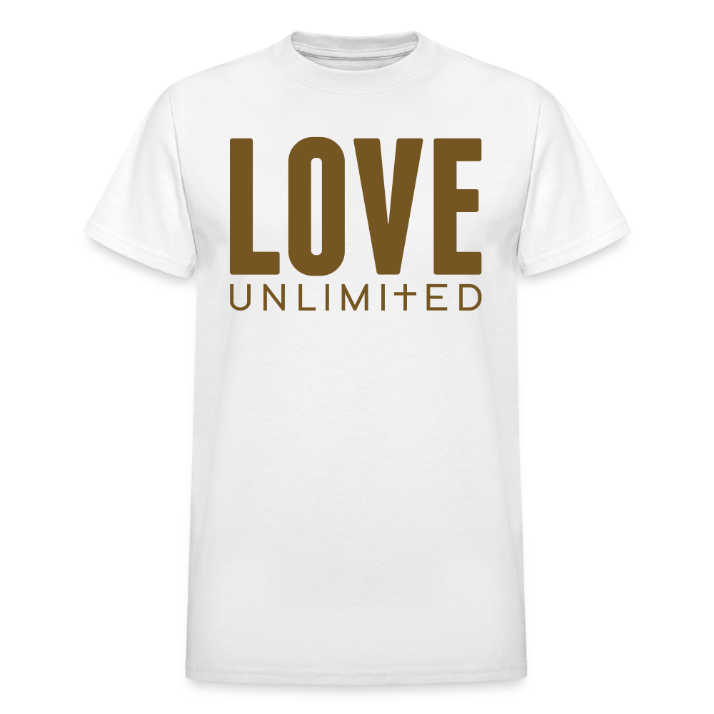 LOVE UNLIMITED | Glittery Majesty - Adult T-Shirt - white