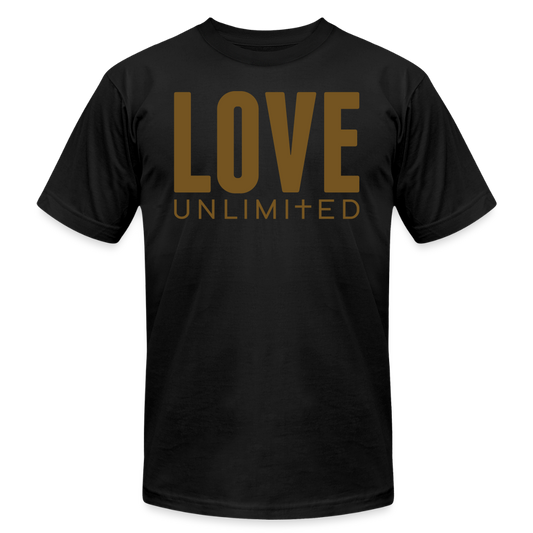 LOVE UNLIMITED | Glittery Majesty - Adult T-Shirt - black