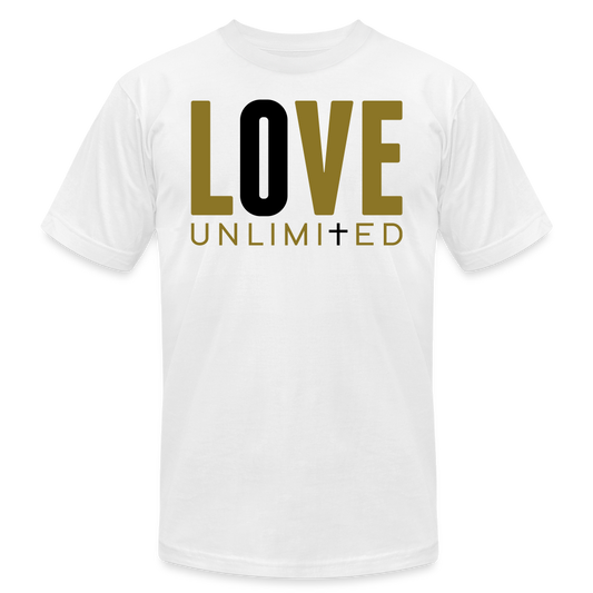 LOVE UNLIMITED | Golden Onyx - Adult T-Shirt - white
