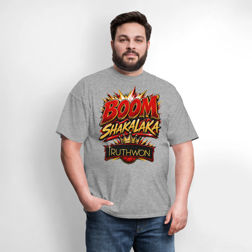 Boom Shakalaka TruthWon | Men's T-Shirt - heather gray
