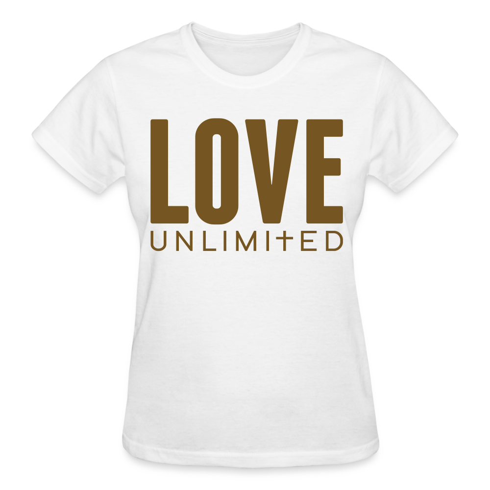 LOVE UNLIMITED | Glittery Majesty - Adult T-Shirt - white