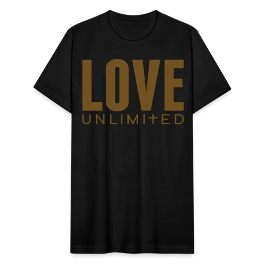 LOVE UNLIMITED | Glittery Majesty - Adult T-Shirt - black