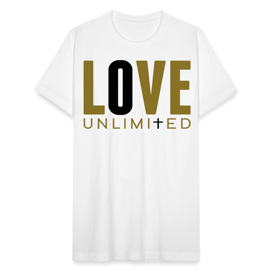LOVE UNLIMITED | Golden Onyx - Adult T-Shirt - white