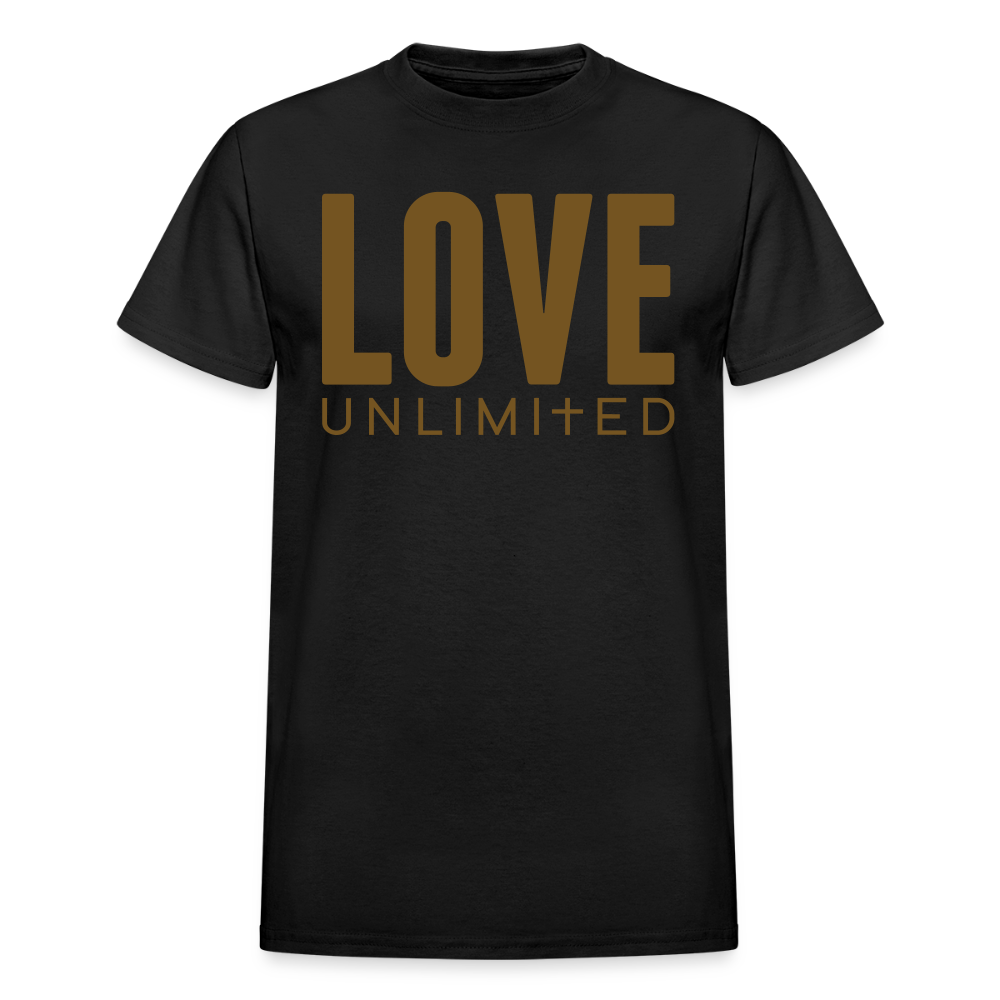 LOVE UNLIMITED | Glittery Majesty - Adult T-Shirt - black