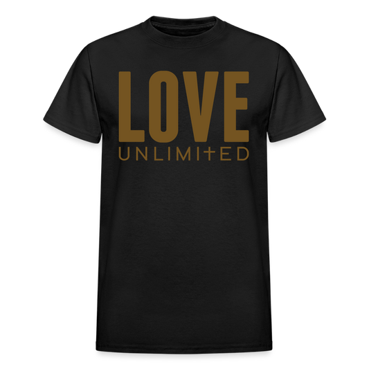 LOVE UNLIMITED | Glittery Majesty - Adult T-Shirt - black