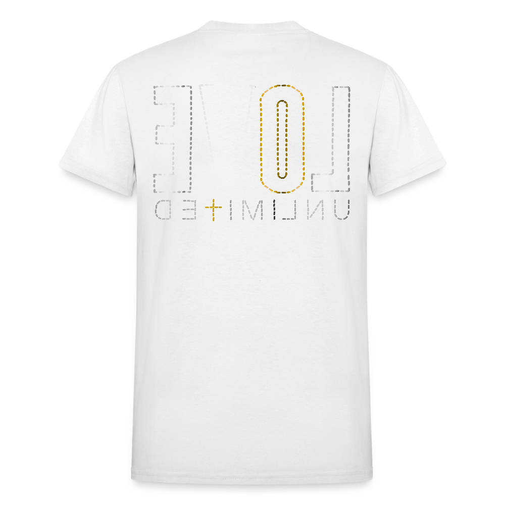 LOVE UNLIMITED | Glittery Majesty - Adult T-Shirt - white