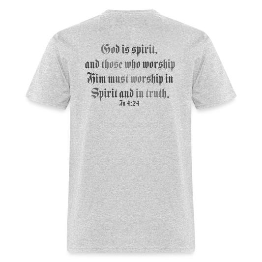 SPIRIT & TRUTH | Adult T-shirt - heather gray