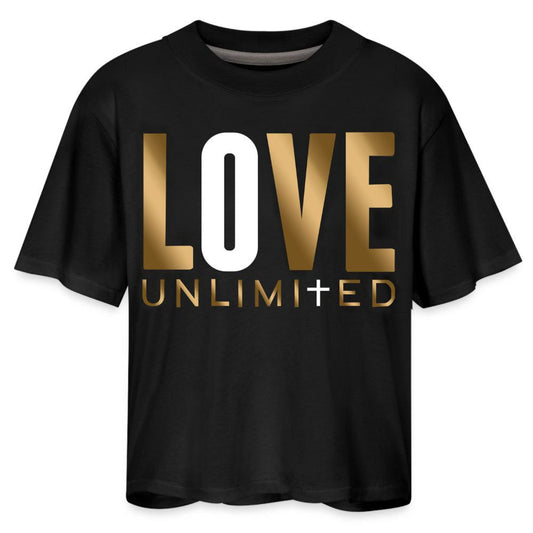 LOVE UNLIMITED | Golden Ivory - Boxy Tee