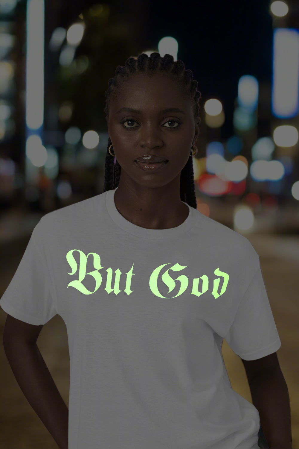 BUT GOD | Glo Stick - Adult T-Shirt