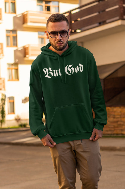BUT GOD | White Snow - Adult Hoodie