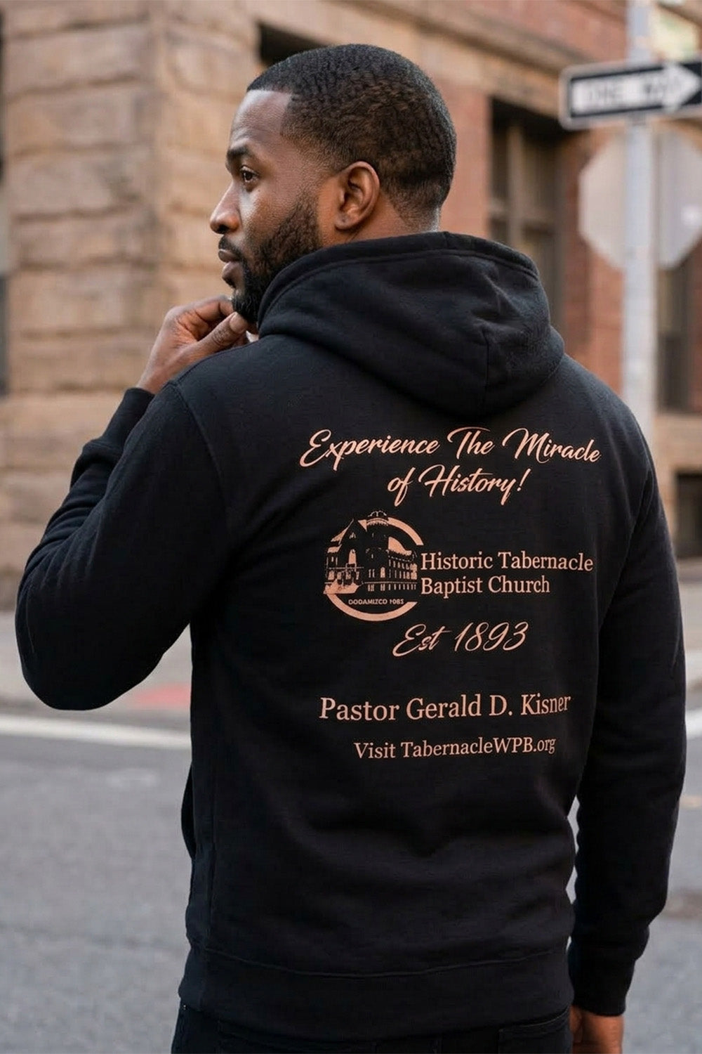 BUT GOD | Gold Adult Zip Hoodie