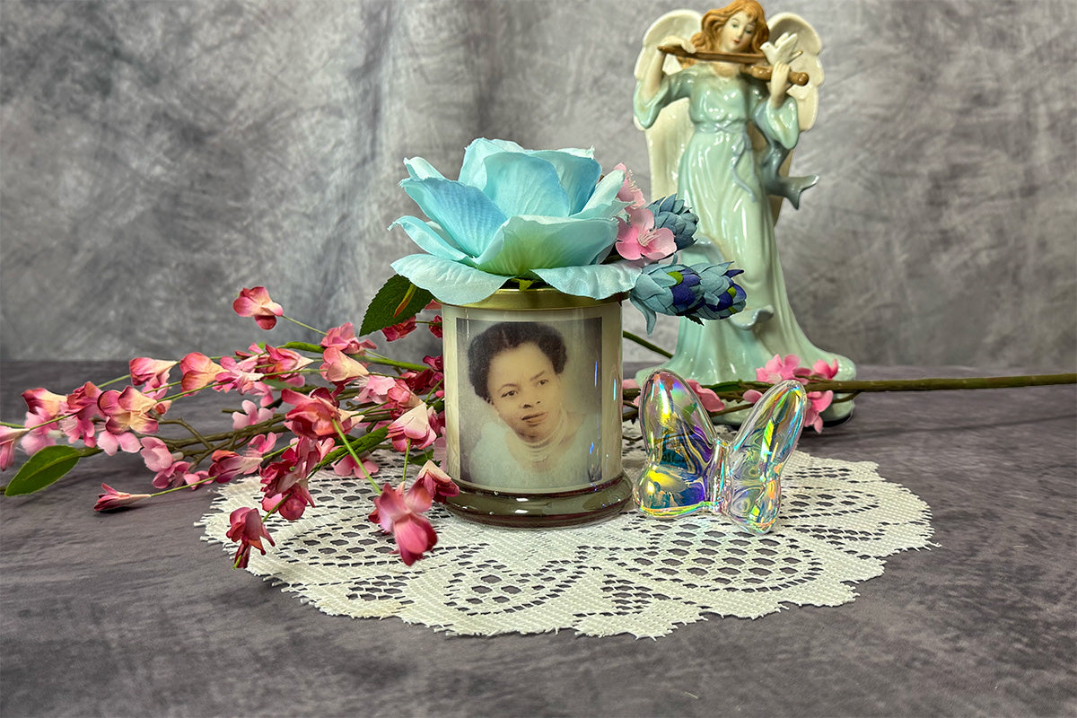 KEEPSAKE  | Memorial Photo Candle (Burn one, Keep one)