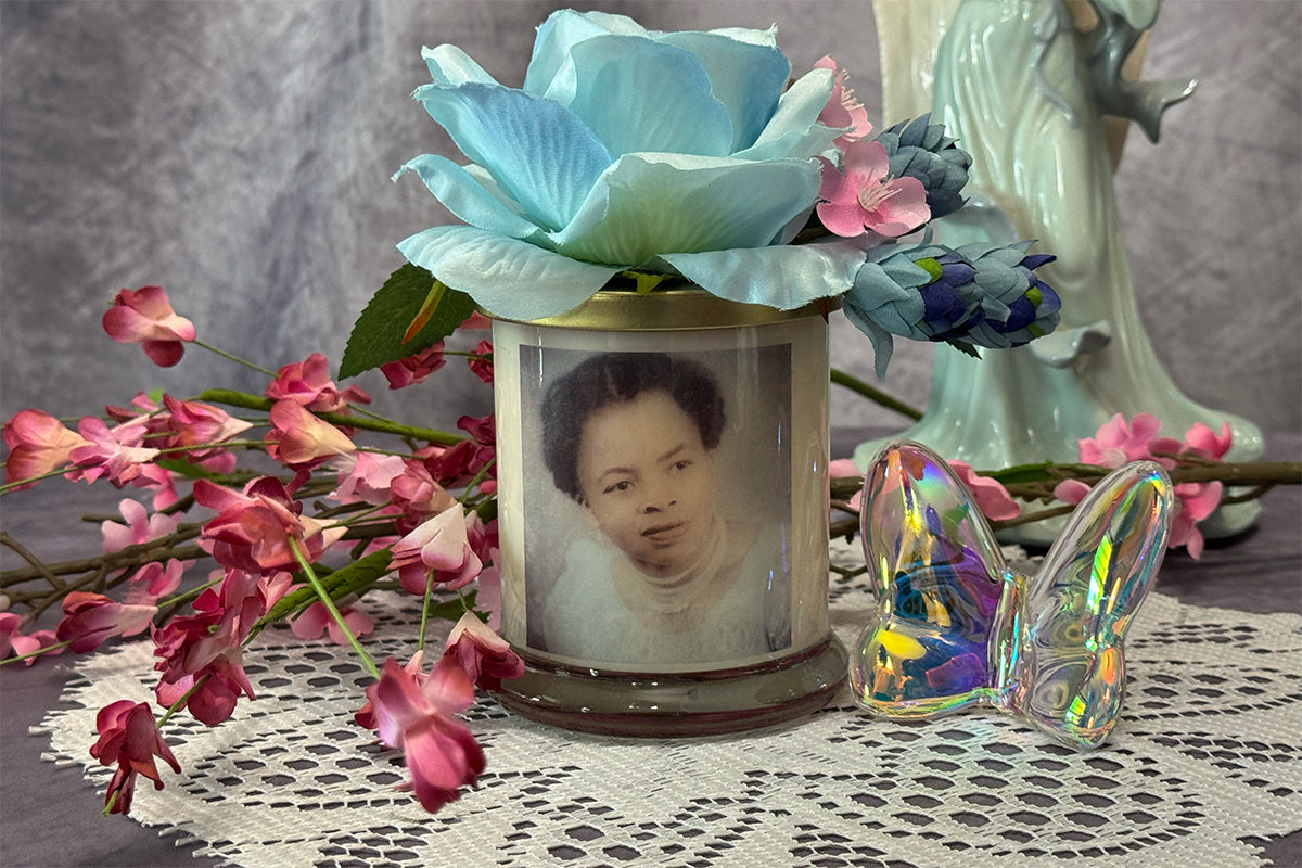 KEEPSAKE  | Memorial Photo Candle (Burn one, Keep one)