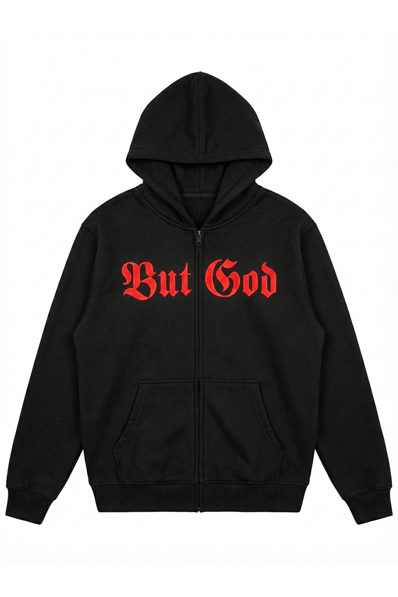 BUT GOD | Soft Flock - Unisex Zip Hoodie