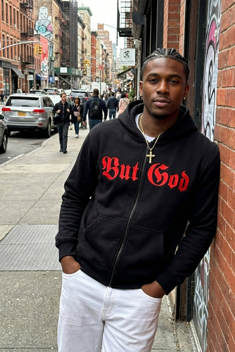 BUT GOD | Soft Flock - Unisex Zip Hoodie