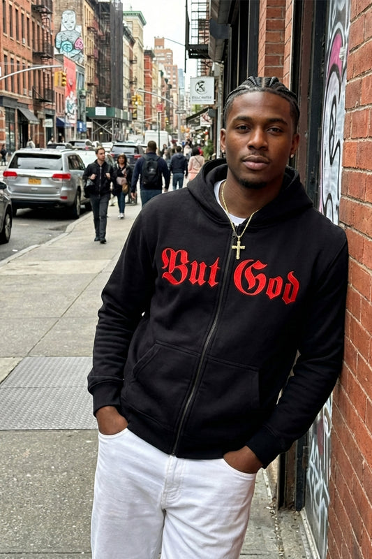 BUT GOD | Soft Flock - Unisex Zip Hoodie