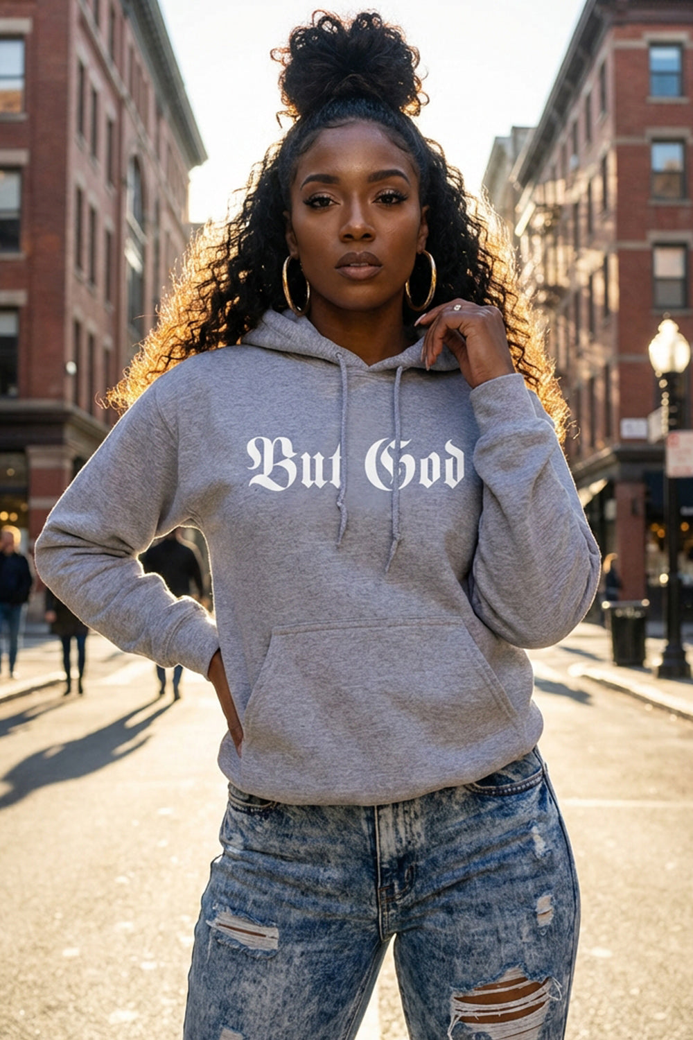 BUT GOD | Glow in the Dark Unisex Hoodie