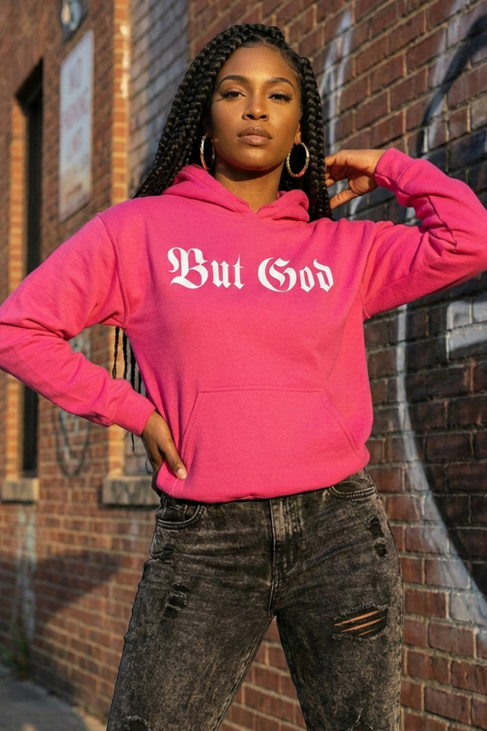 BUT GOD | Glow in the Dark Unisex Hoodie