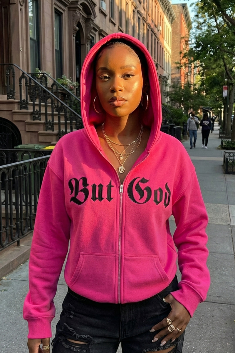 BUT GOD | Soft Flock - Unisex Zip Hoodie