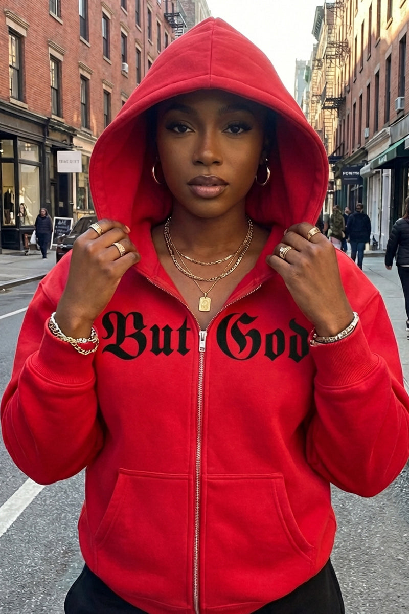 BUT GOD | Soft Flock - Unisex Zip Hoodie