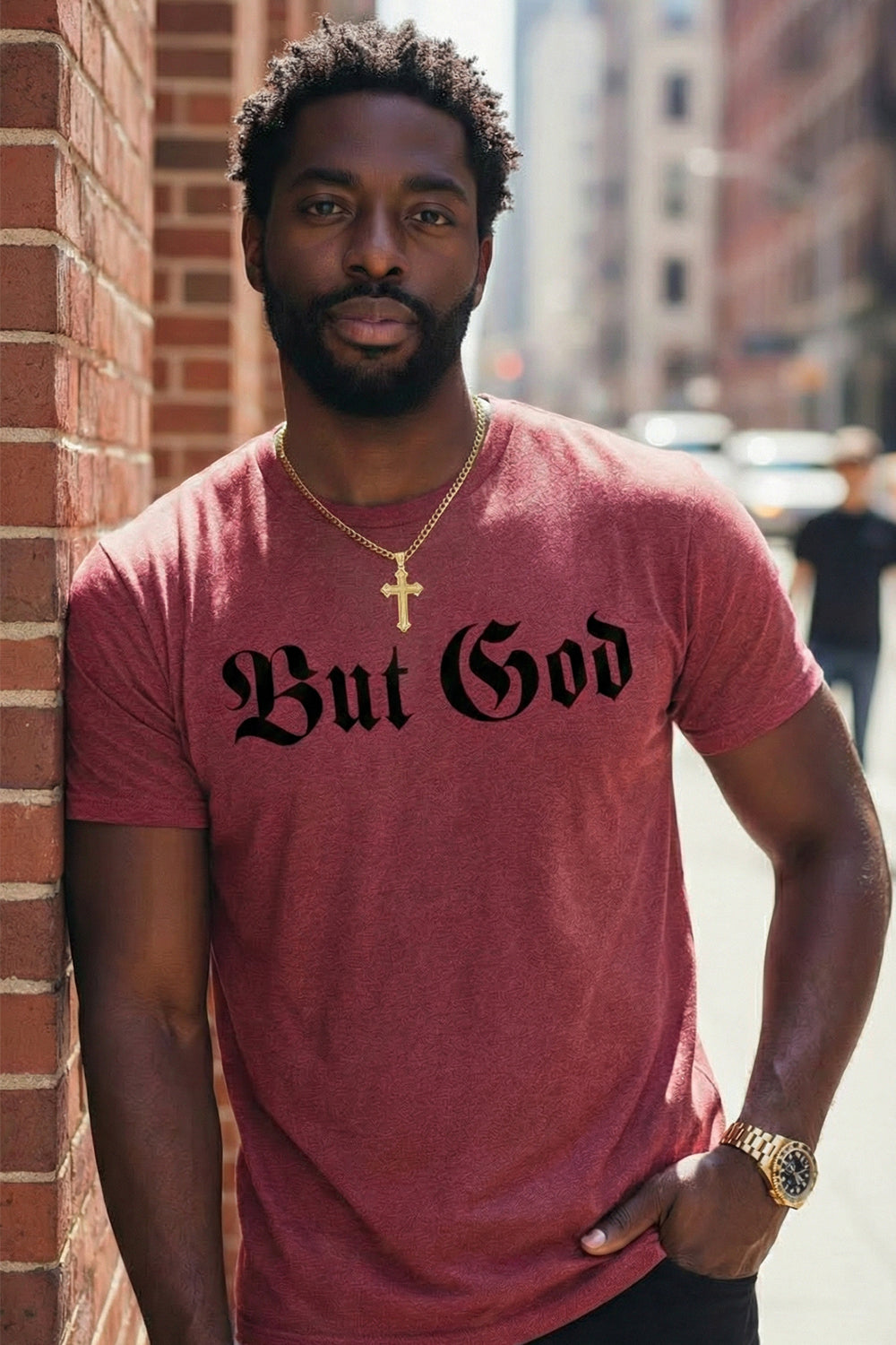 BUT GOD | Velvet Shadow - Fitted Tee