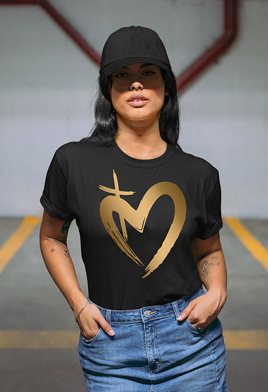 ETERNAL LOVE | Gold Glam - Adult T-Shirt