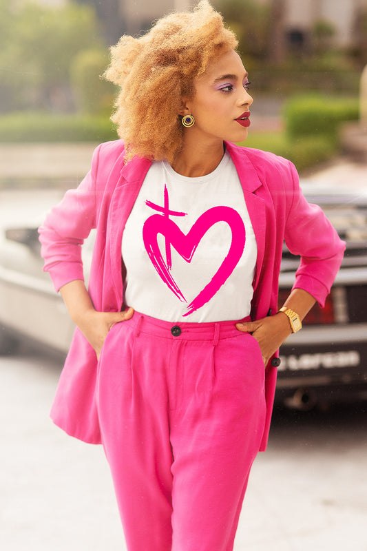 ETERNAL LOVE | Pink Highlighter - Adult T-Shirt
