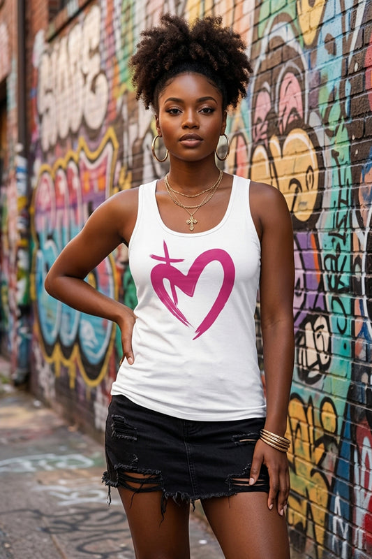 ETERNAL LOVE | Neon Pink Women's Tank Top
