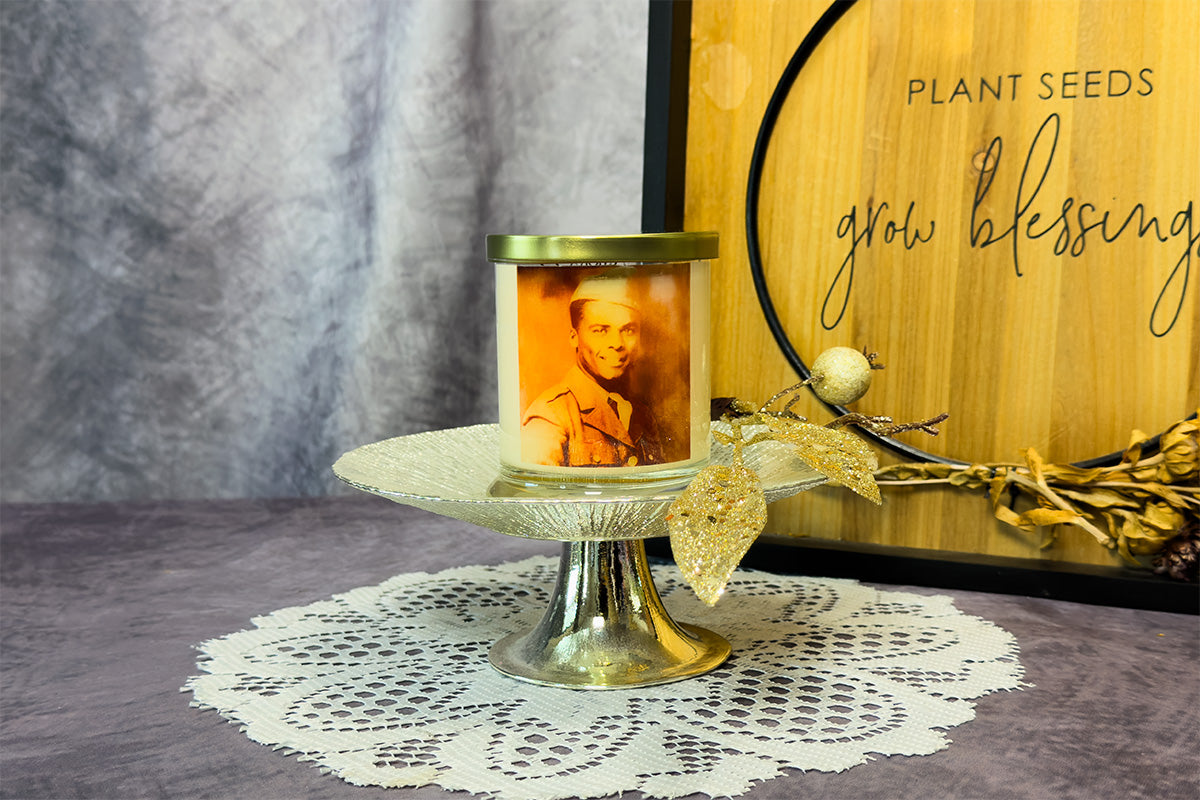 KEEPSAKE  | Memorial Photo Candle (Burn one, Keep one)