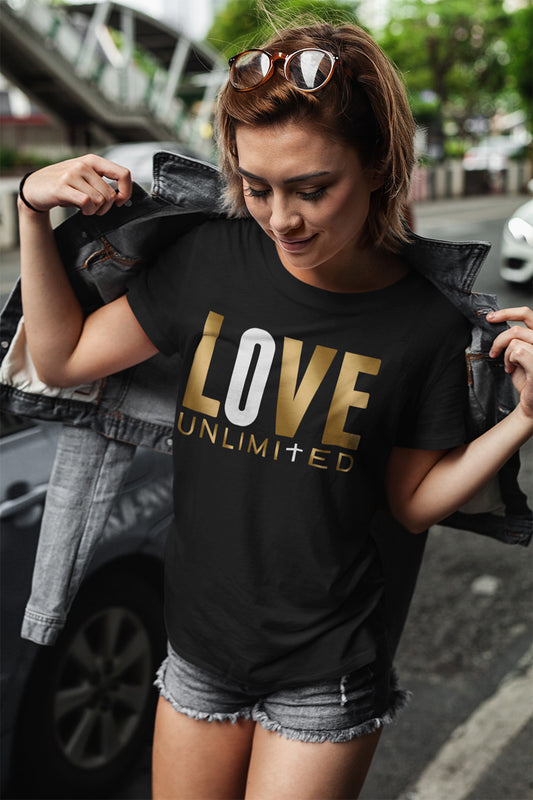 LOVE UNLIMITED | Golden Ivory - Adult T-Shirt