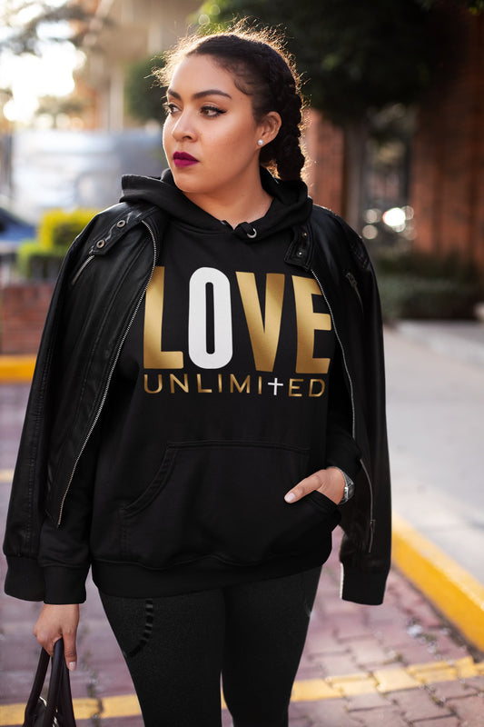 LOVE UNLIMITED | Golden Ivory - Adult Hoodie